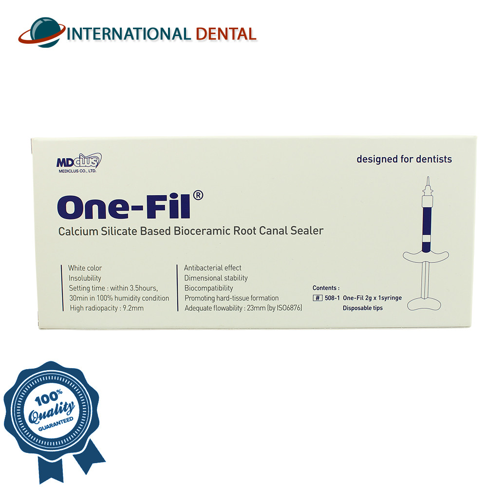 Dental Mediclus One-Fil Calcium SiIicate Based R00t Canaal Sealer 2g White Color
