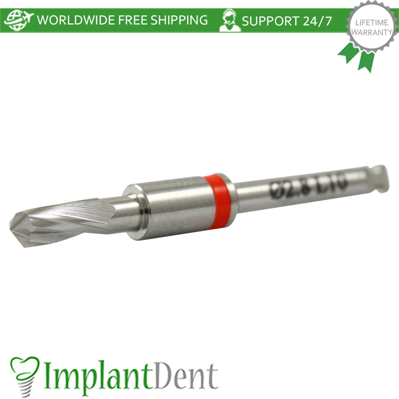 1x Dental Integral Stopper Drill 2.8mm Stainless Steel Dentistry Tool