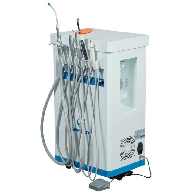 Dental Mobile Cart Unit GU-P209+Compressor+Scaler+Strong Suction+Curing Light 4H