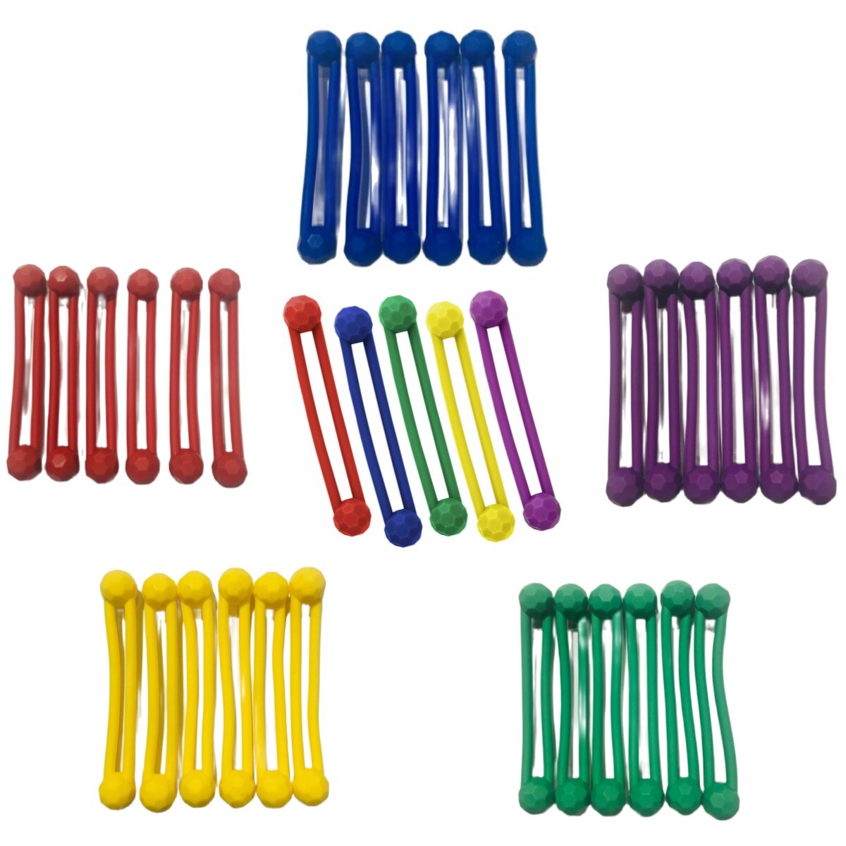 Pro-Ties Dental Instrument Silicone Ties Autoclavable Up To 275F 6 Pcs/Pack