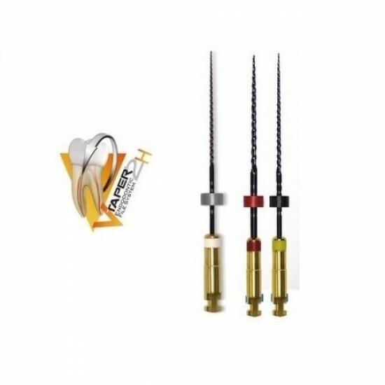 SS White DC taper Rotary files (Pack of 6), different variations