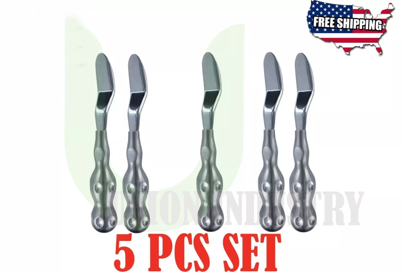 5 Pcs Dental Implant Dentistry Minnesota Retractor with Ergonomic Handle