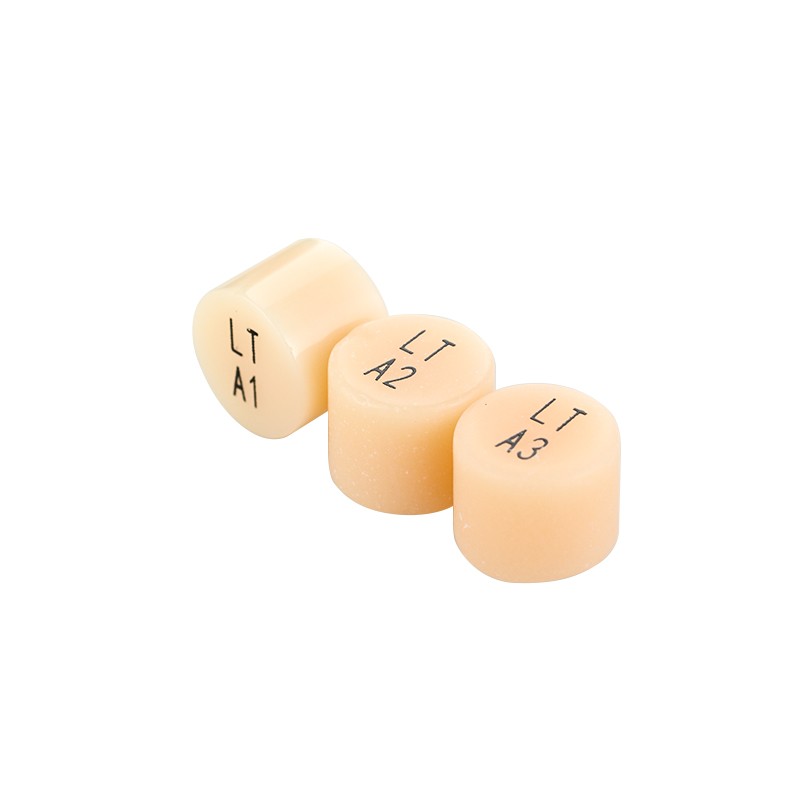 10pcs Dental Disilicate Lithium HTLT Glass Ceramic Block Dentist Veneer Material