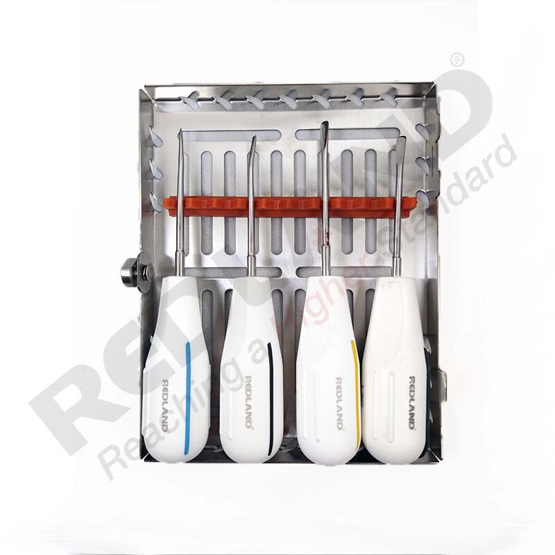 Redland Dental Atraumatic Luxating Elevators Extractors 4pc Implant