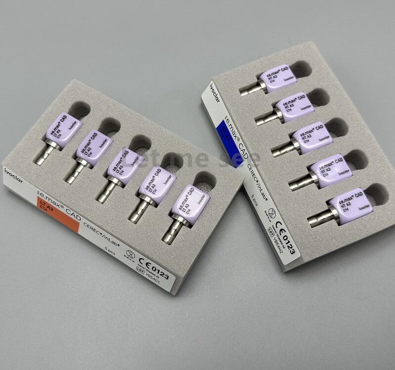 IVOCLAR E.max Cad Dental CEREC InLab Glass Ceramics Blocks ABUTMENT Refill 1~5pc