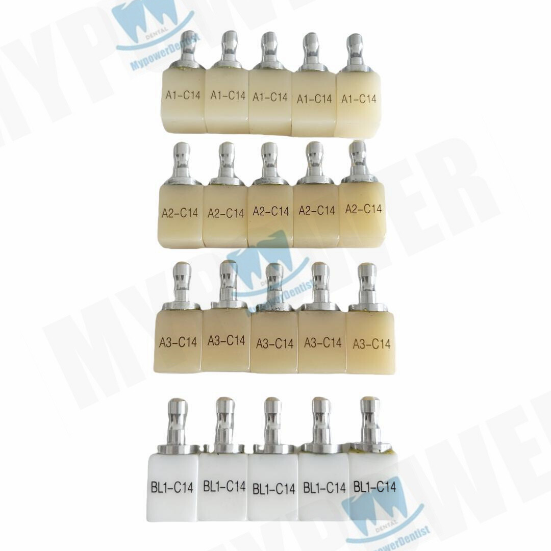 Dental PMMA Block CAM CAD CEREC C14 Block Non Firing Milling Sirona A1 A2 A3 BL1