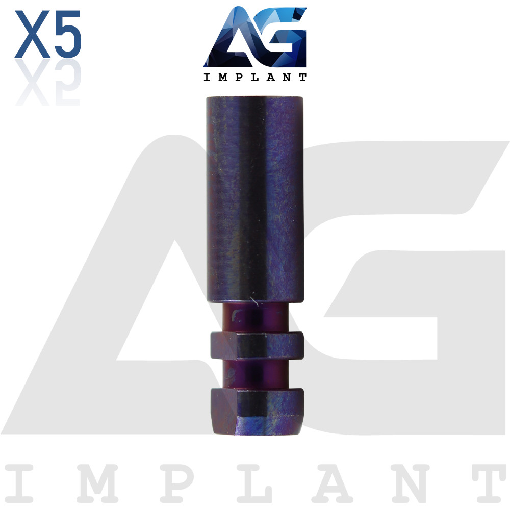 5x Titanium Dental Fixture Analog Compatible N0bel Replace® Tril0be NP Ø3.5mm