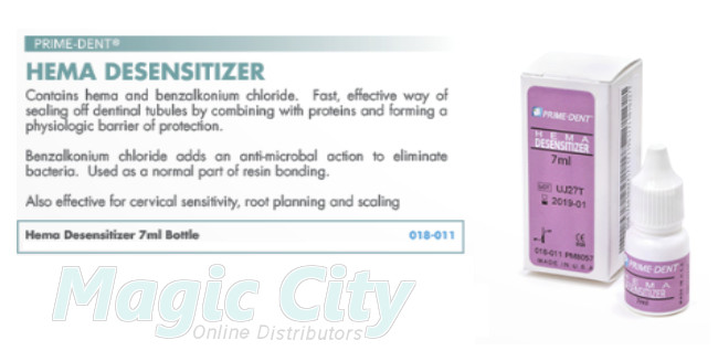 **PRIORITY SHIPPING** Prime-Dent Dental Hema Tooth Desensitizer 7 mL Bottle