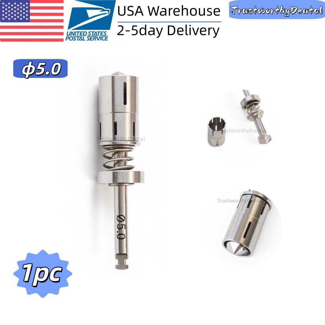 USA Dental Self-Grinding Spring Bone Harvest Drill Autogeneous Trephine Burs GBR