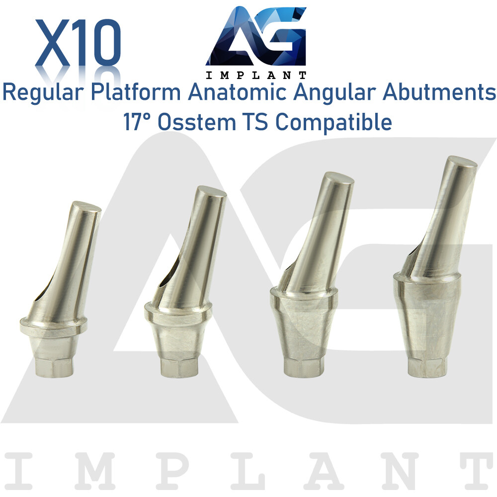 10 Angled Anatomic Abut ment 17° 2.5mm Fit Regular Platform 0sstem® TS