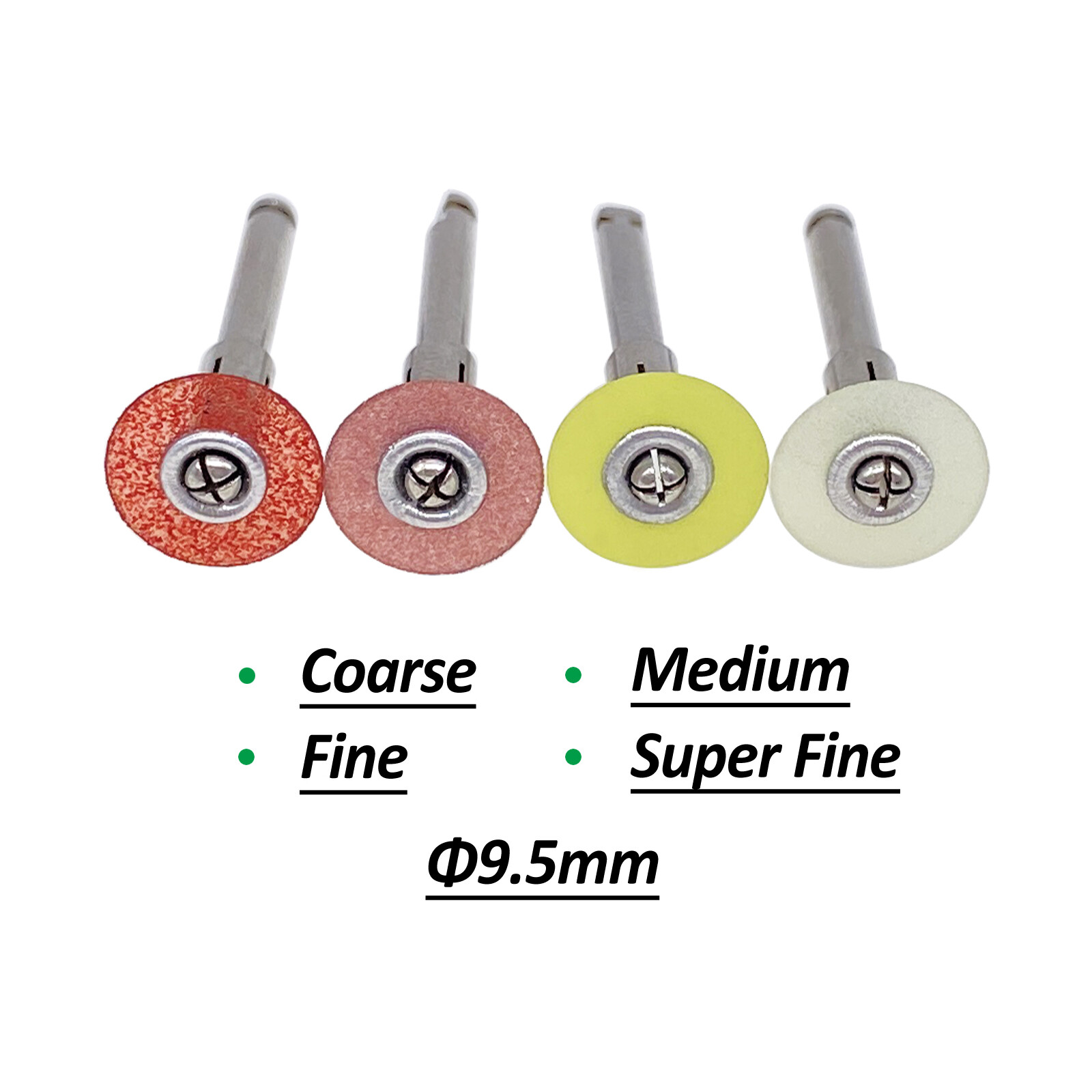 Dental Sof-Lex contouring polishing 2381 Pop-On discs 0.37″ 9.5mm or Mandrel