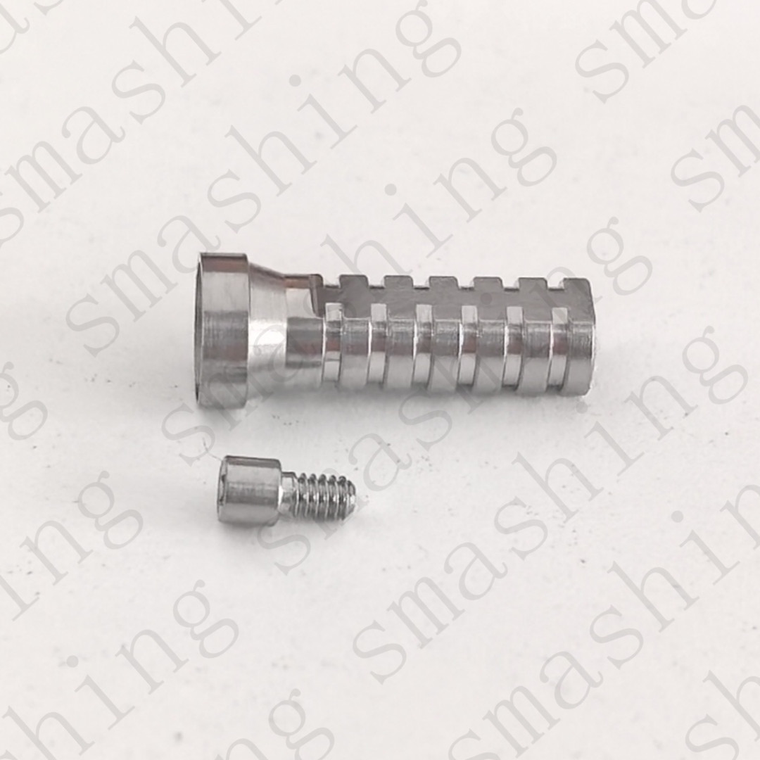 10Pcs Titanium Temporary Cylinder Ti MU Sleeve Multi Unit 4.8mm Abutment Fit NOB