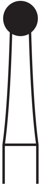 SUPÉR Carbide RAOS558, Latch & Surgical, Made in Canada, 100 Burs