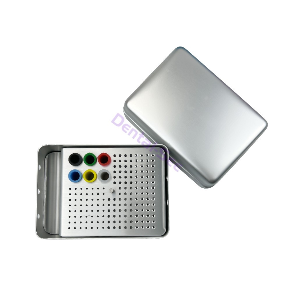 180 Holes Dental Endo FG Bur Holder Box Autoclave Disinfection Case