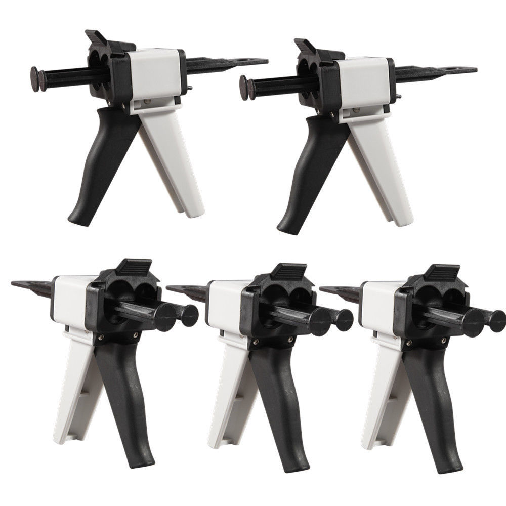 Impression Mixing Gun Dispenser Dental 1:1 2:1 For 3M Dentsply Kerr (5 pcs)