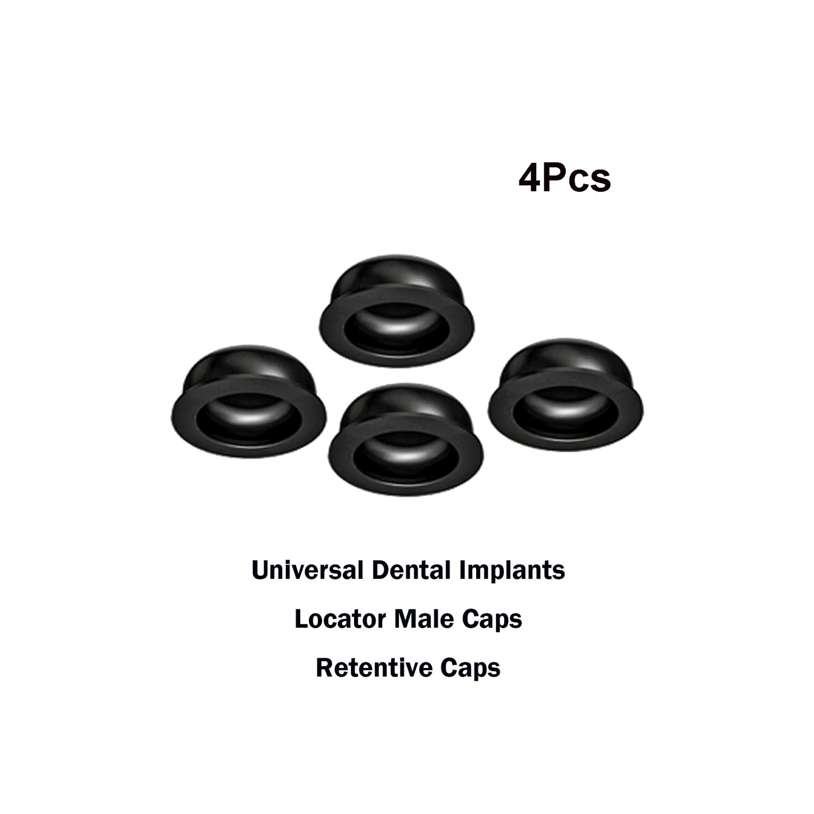 Zest Locator Dental Replacement Metal Housing &Black Lab Processing Cap Assembly