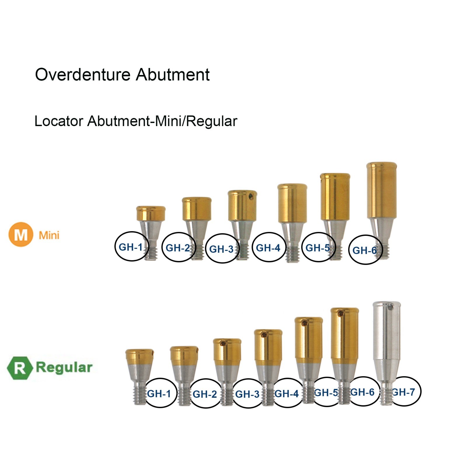 US Titanium Overdenture Locator abutment Legacy anchor Fits Major Implant SYSTE
