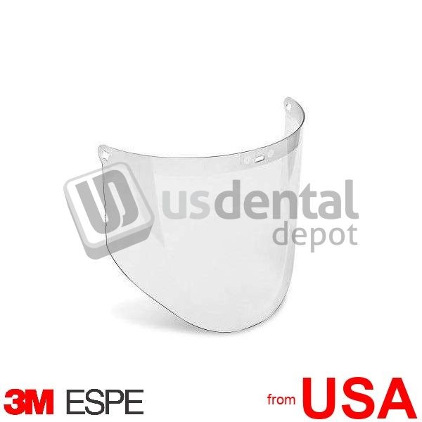 3M ESPE – – Full Face Shield 9 x 14 1/2 in .080in thick – Polycarbonate – 421141