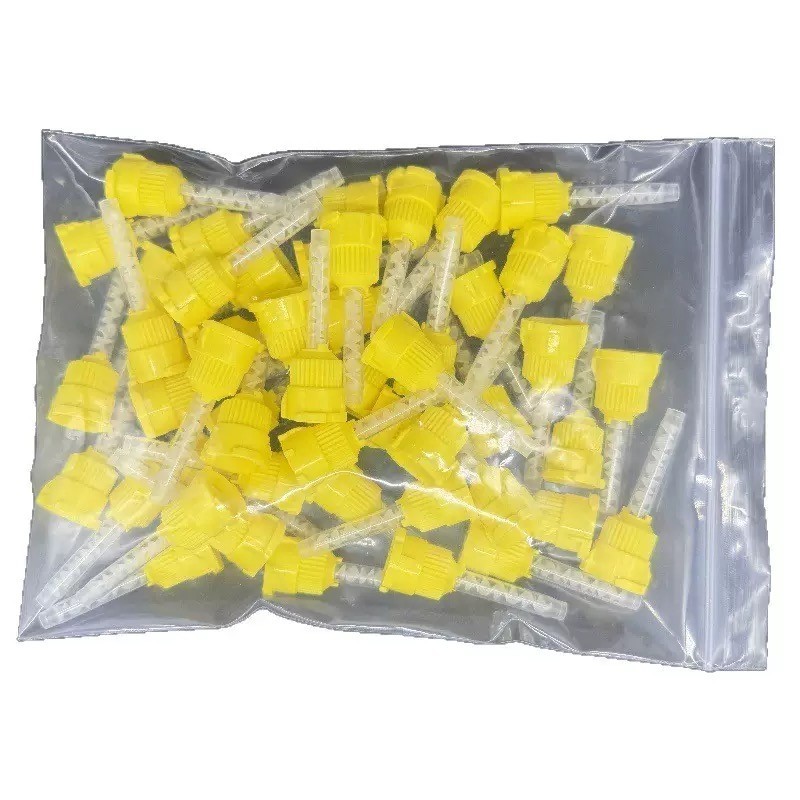 Dental Impression Mixing Tips 1:1 For Light Body Mixing 50Pcs/Pack USA