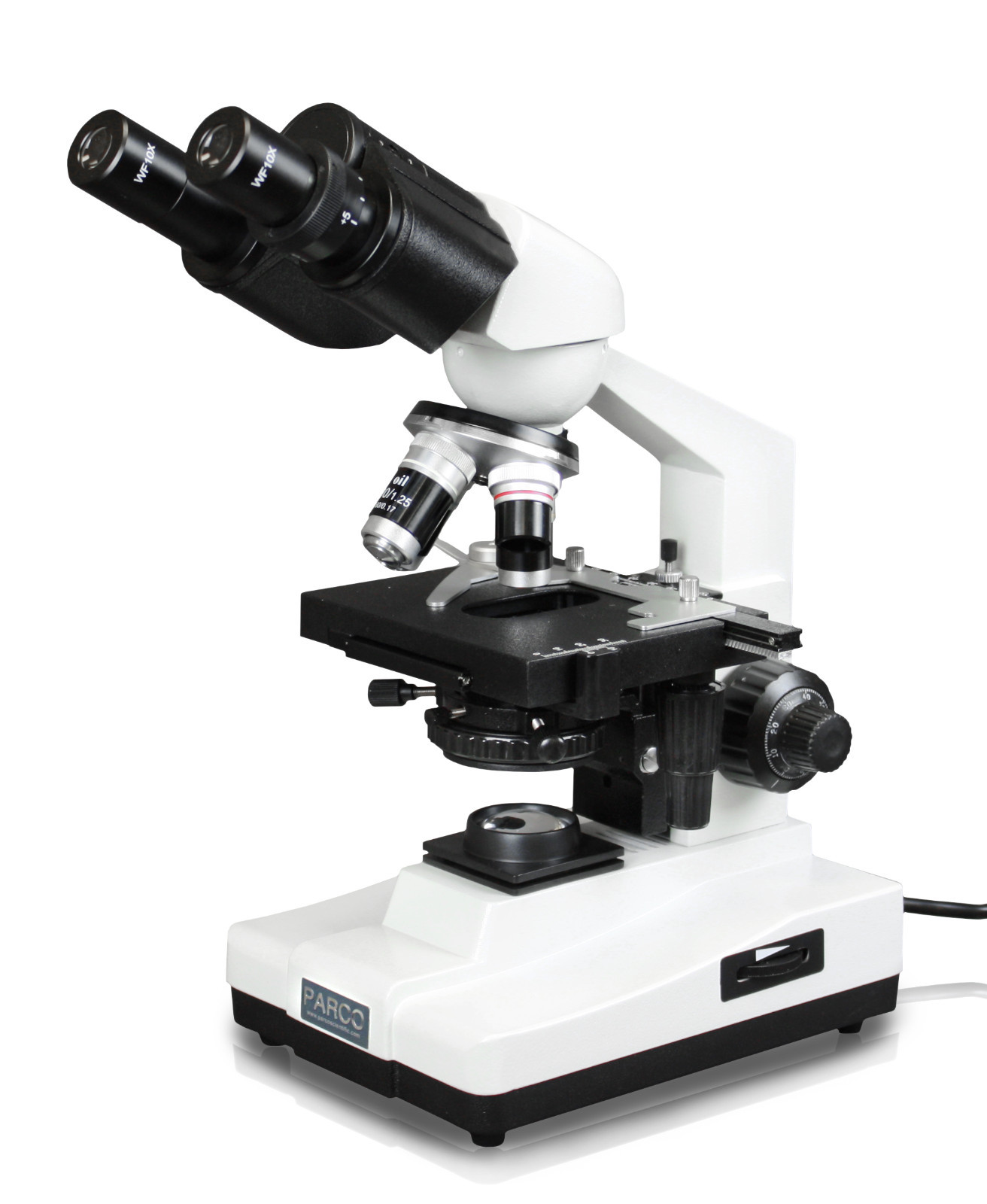 Parco Scientific 3000F-B-100-LED Binocular Compound Microscope, 10x WF Eyepiece
