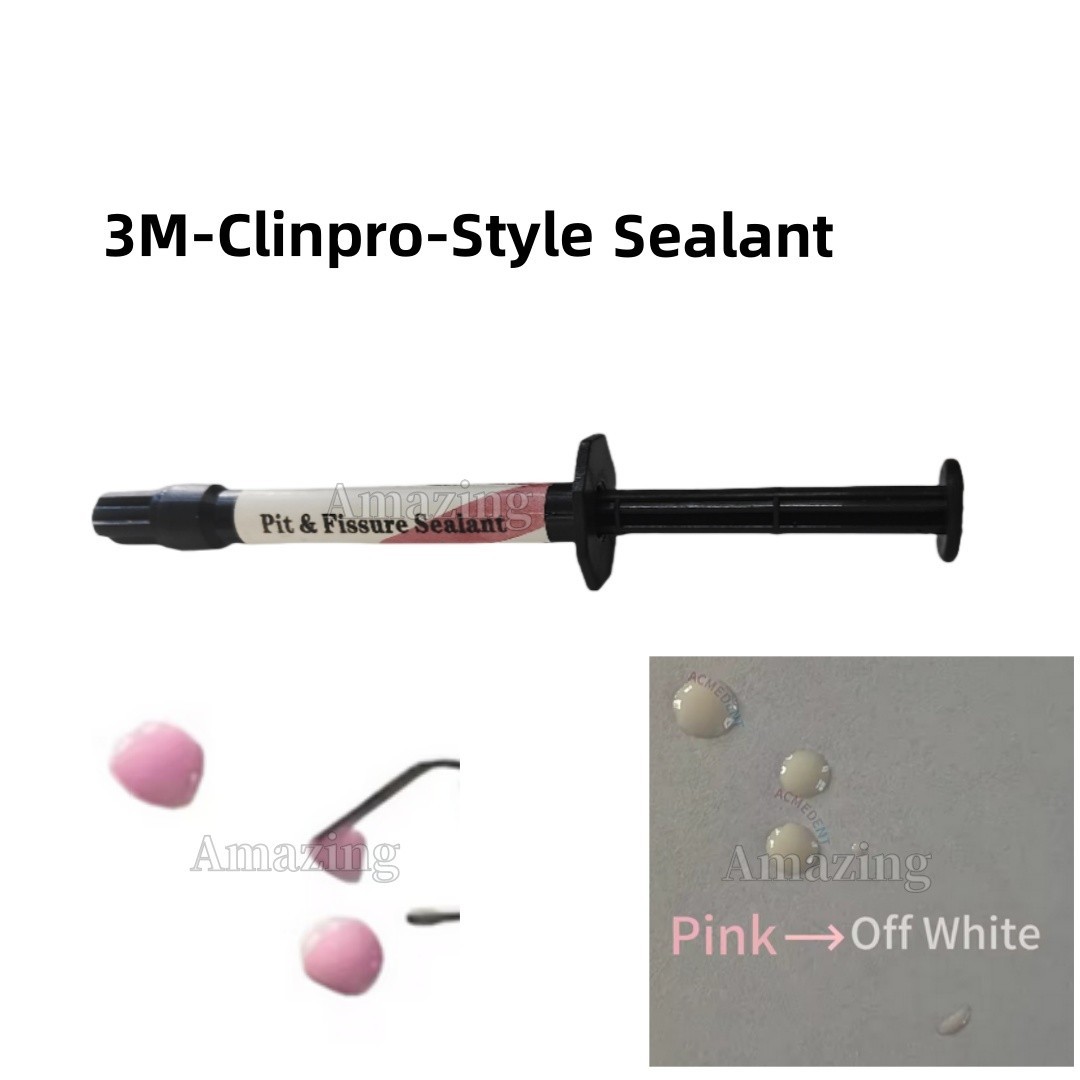 Dental Pit Fissure Sealant Release Fluoride Composite Clinpro PINK White Change