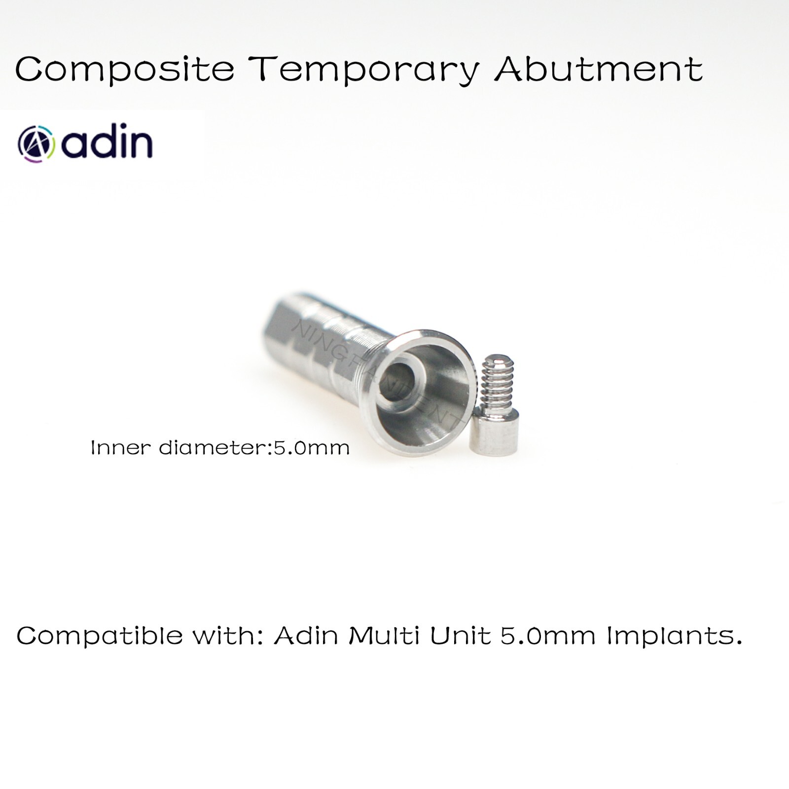 Dental Hiossen/Nobel/Adin Temporary Cylinder Ti fits Multi-unit Abutment