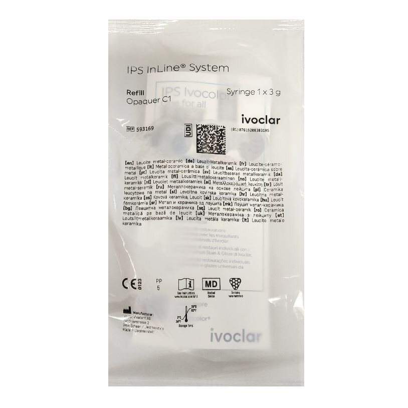 *1-Pack* Ivoclar Vivadent IPS InLine Opaquer C1 System A-D 3g Refill 593169