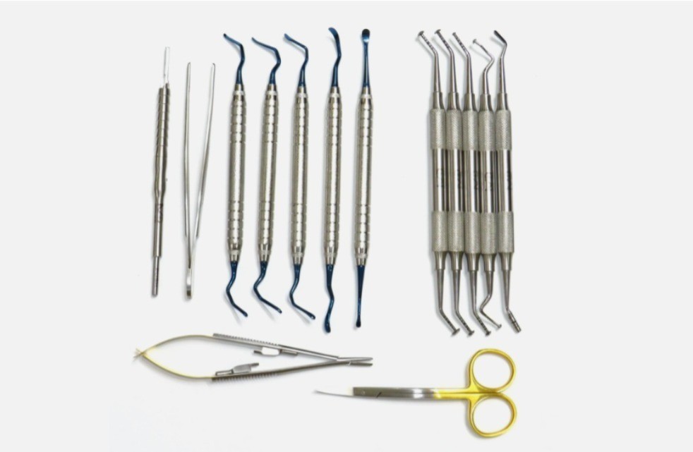 Dental Implant Surgery Kit Mushroom Bone Graft Sinus Lift Tunneling Vista Set CE