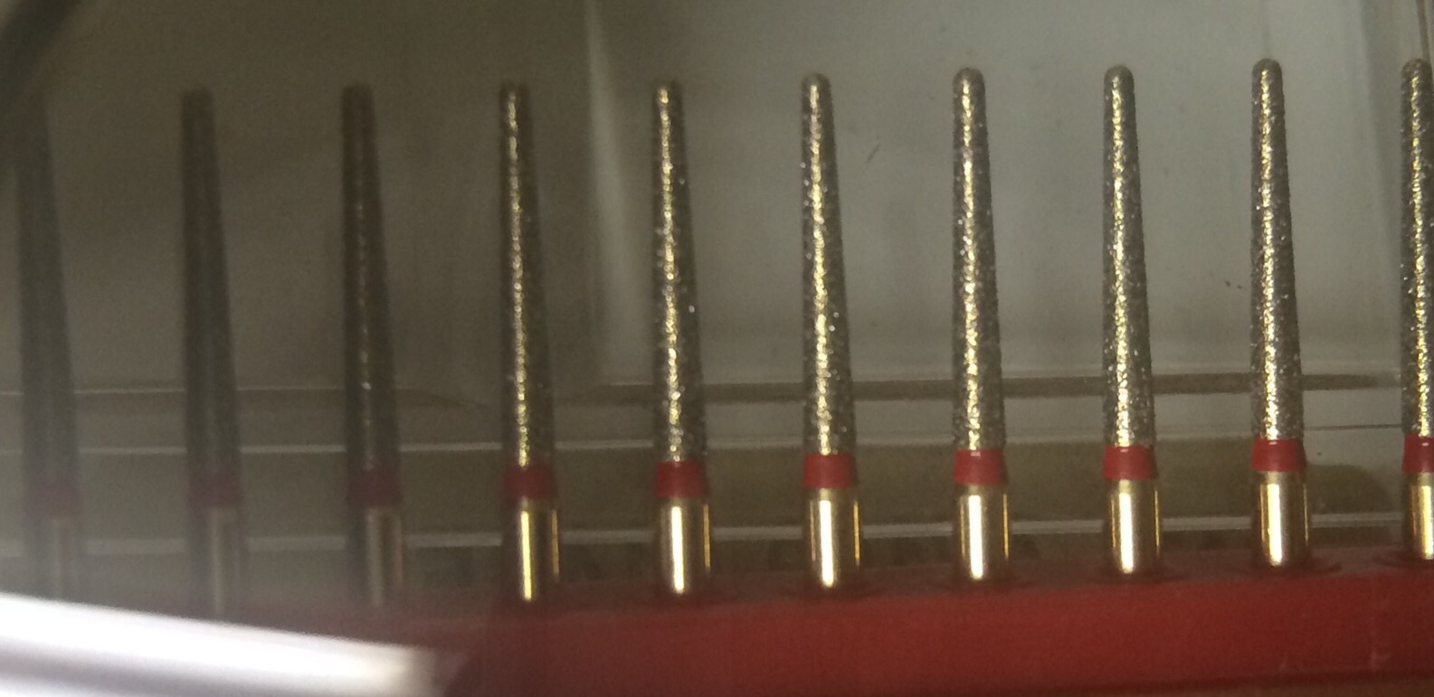 Diamond Burs 50 X G199/850-014sf 1.4mm Diameter 10mm Cutting Length. G199-014Sc