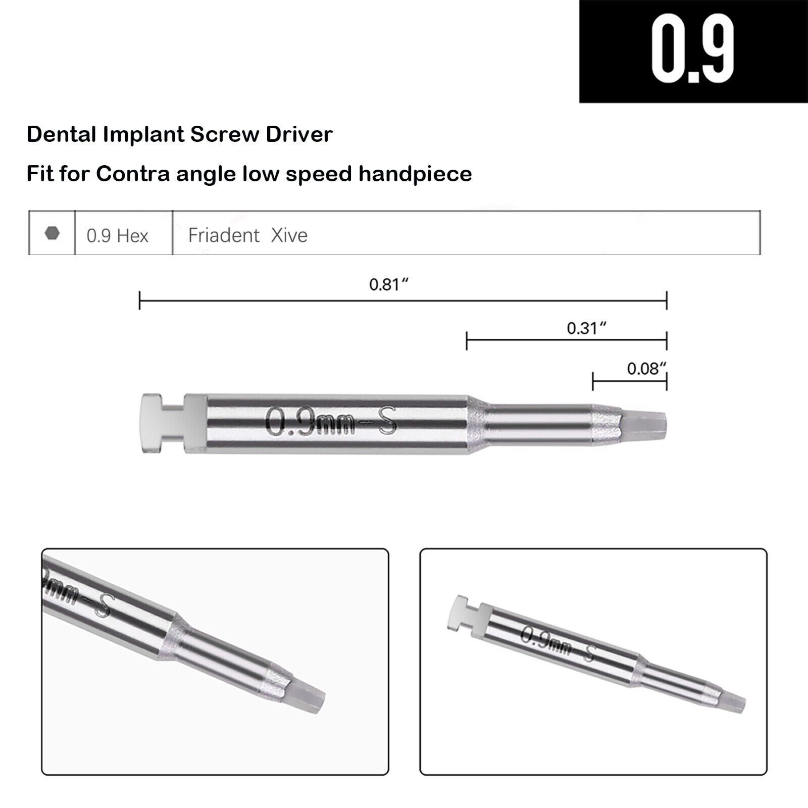 Dental SD 16 Drivers Torque Drivers Torque Wrench Handpiece Surgident Universal