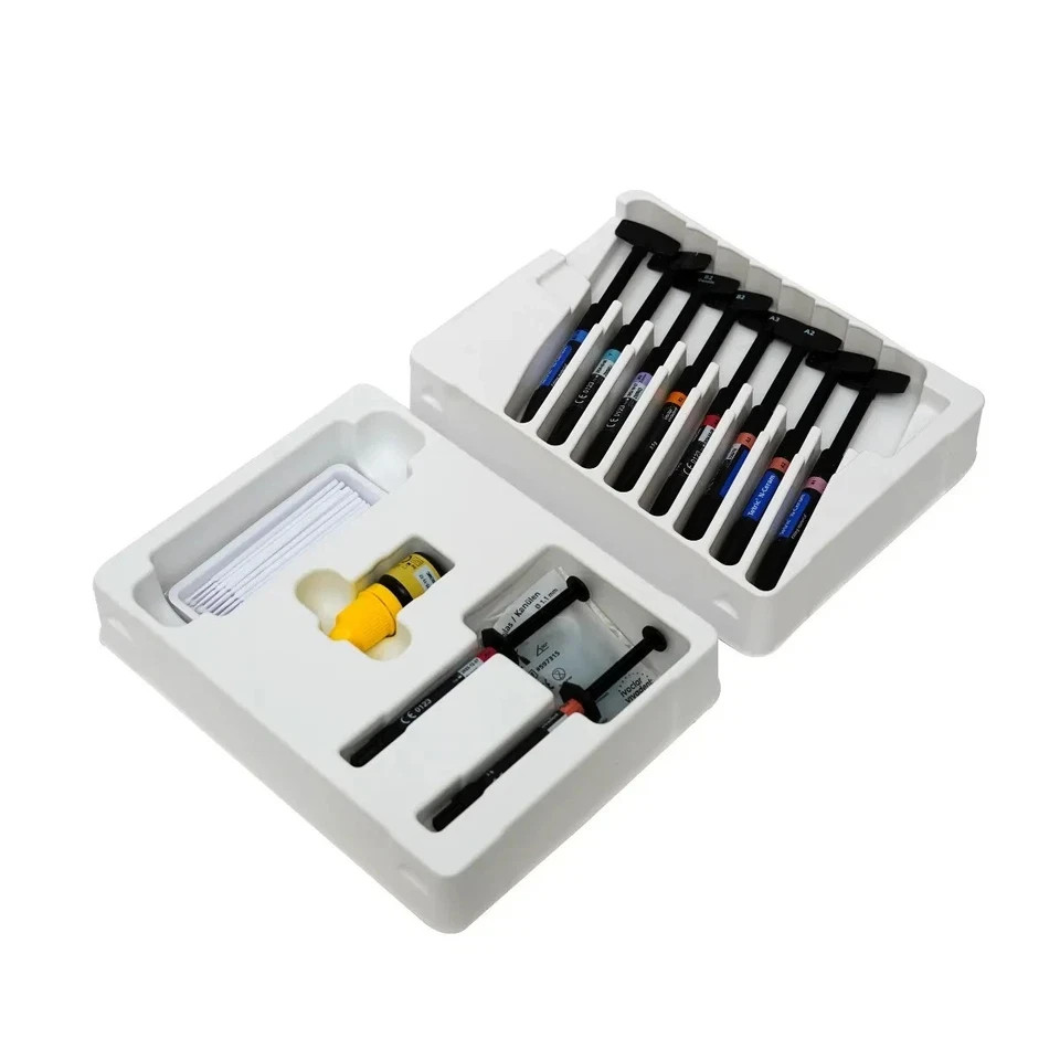 Dental TETRIC N COLLECTION LC 8 Composite , Bonding & 2 Flow Restorative Pack FS