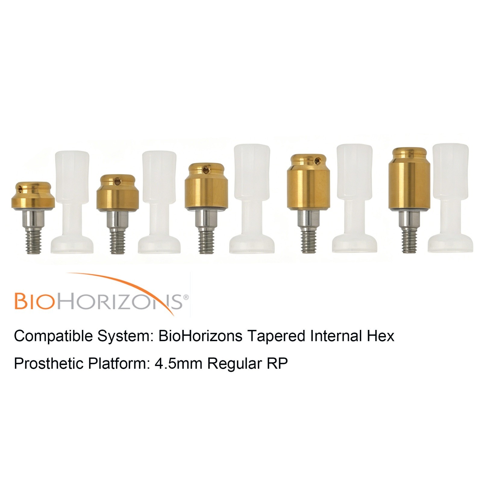BioHorizons Locator/Straight/Angled Esthetic Abutment 3-5.7mm Dental Lab Analog