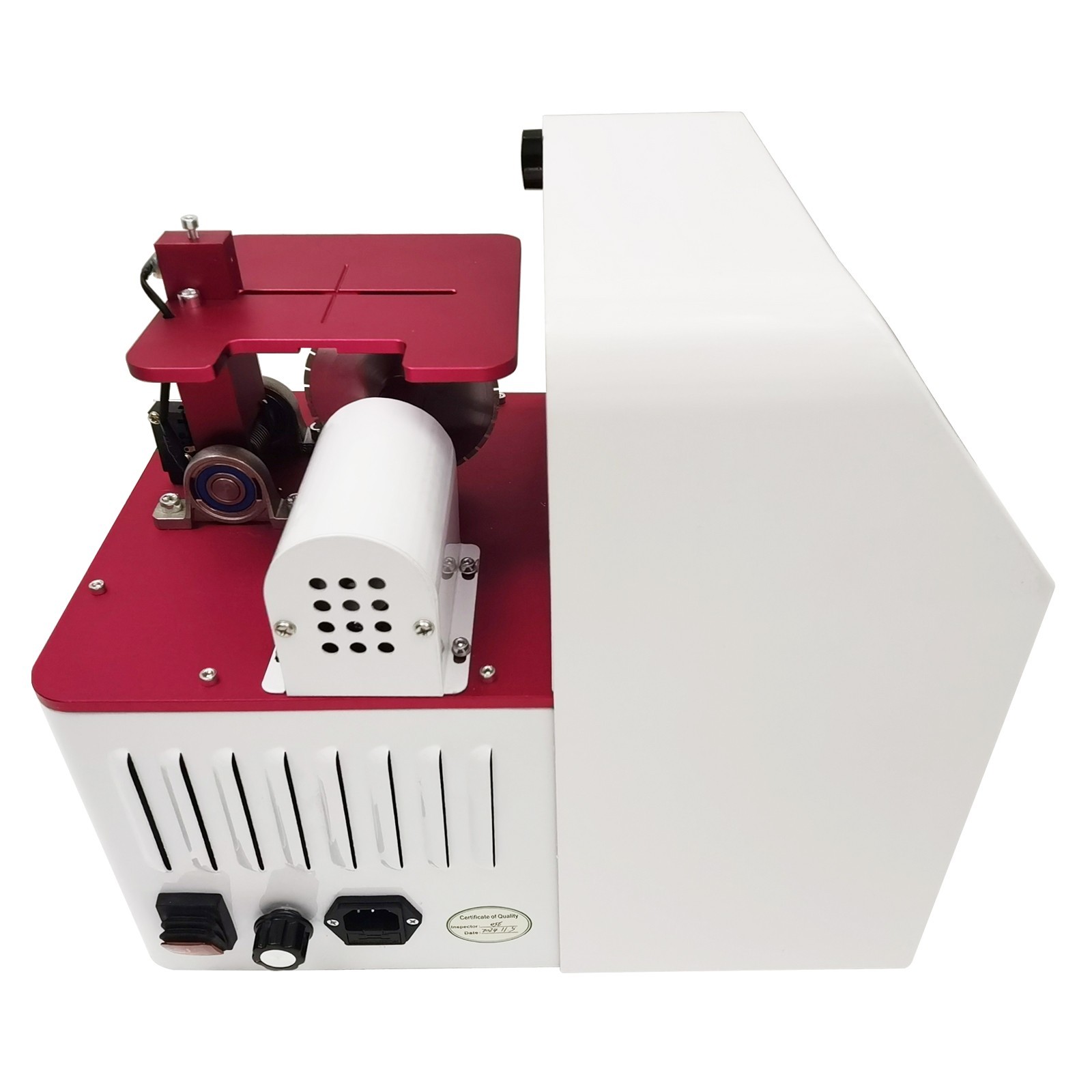 Lab Electric Gypsum Saw Gypsum Cutting Machine with Dust Removal 110V 550W