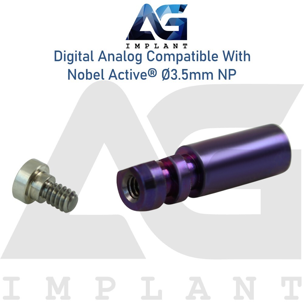 10 Dental Digital Analog 3.5mm NP Compatible Nobel Active® Conical Connection