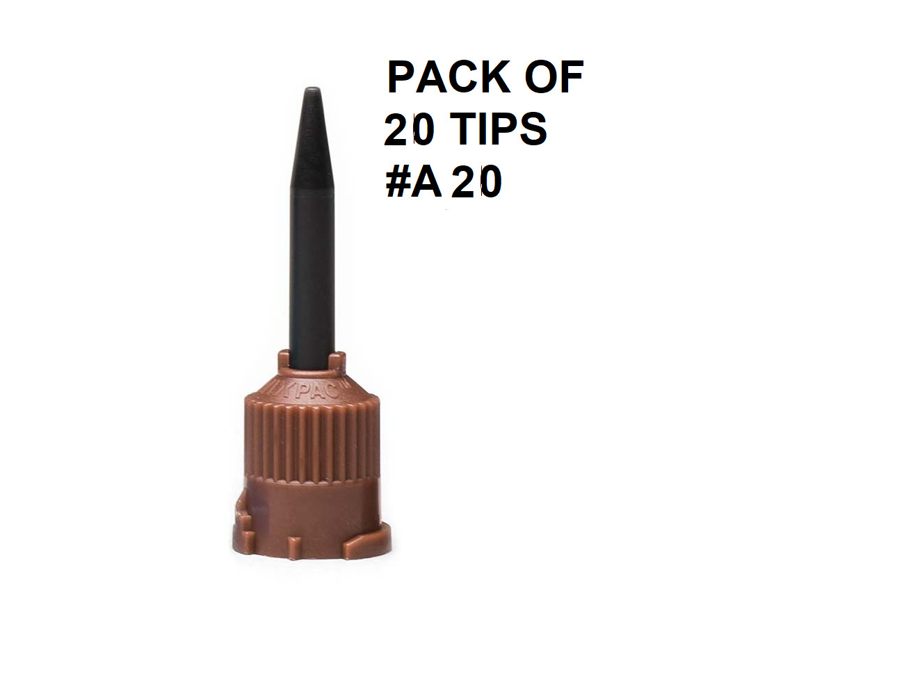 Pulpdent Automix Syringe Tip For 5mL Syringe, 20 or 50/pk USA