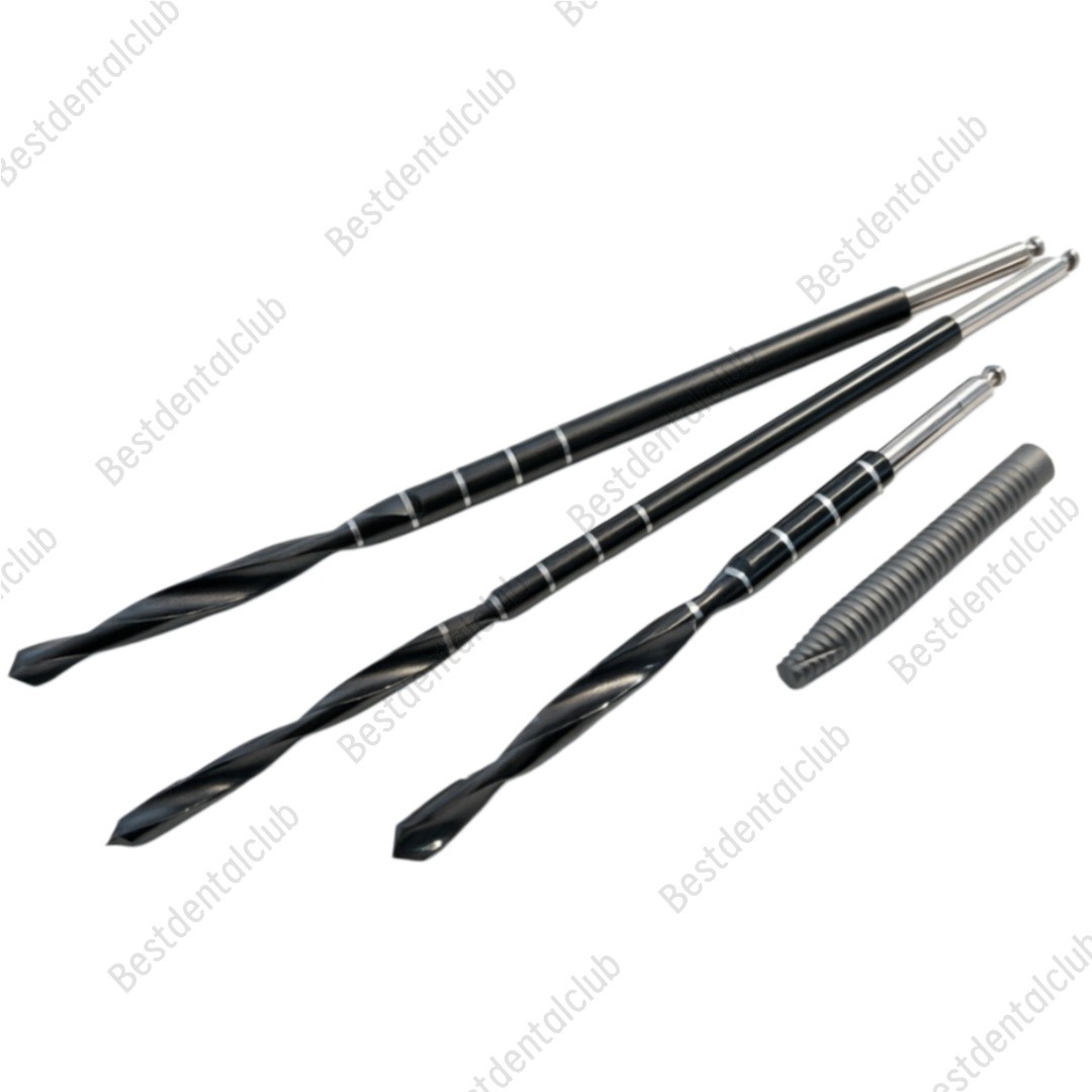 Dental Implant Zygomatic Drills DLC Coating Lengthen Drill For Zygomatic Implant