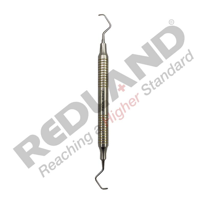 Redland Dental Hygienist Scaler Curettes Autoclavable Cassette (7 Pc) Gold Line