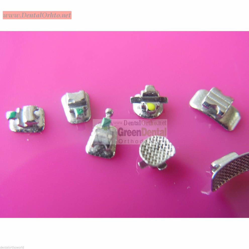 28Pcs/kit, 1D lingual brace w/h3 dental orthodontic buccal tube archwire 7-7