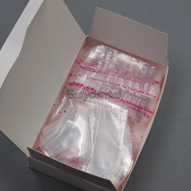 200Pcs Dental Curing Light Guide Sleeve Tip Cover Sheath 4.33″x2.95″ Large/Small
