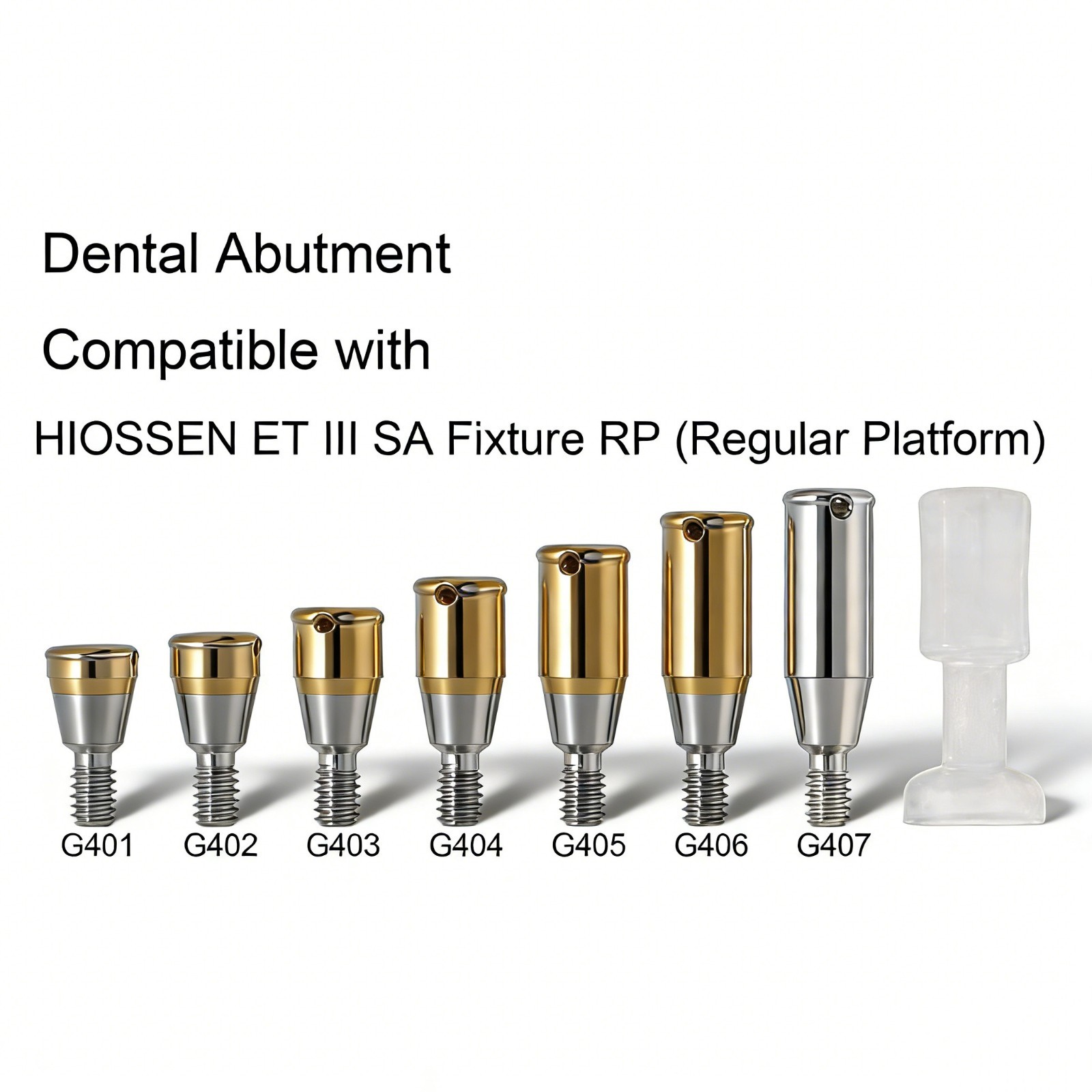 US Dental overdenture Regular locator abutment Hiossen ET fit ZEST Locator syste