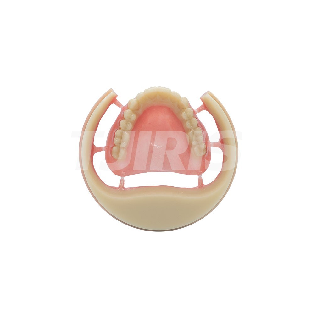 1 pcs Dental Lab Material OD98*25mm Two-color PMMA Blocks Disk A2+Pink