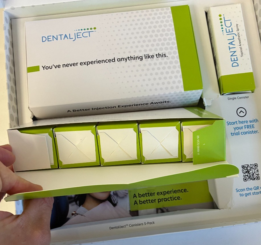 DentalJect anesthetic spray Starter Kit lightly used for evaluation
