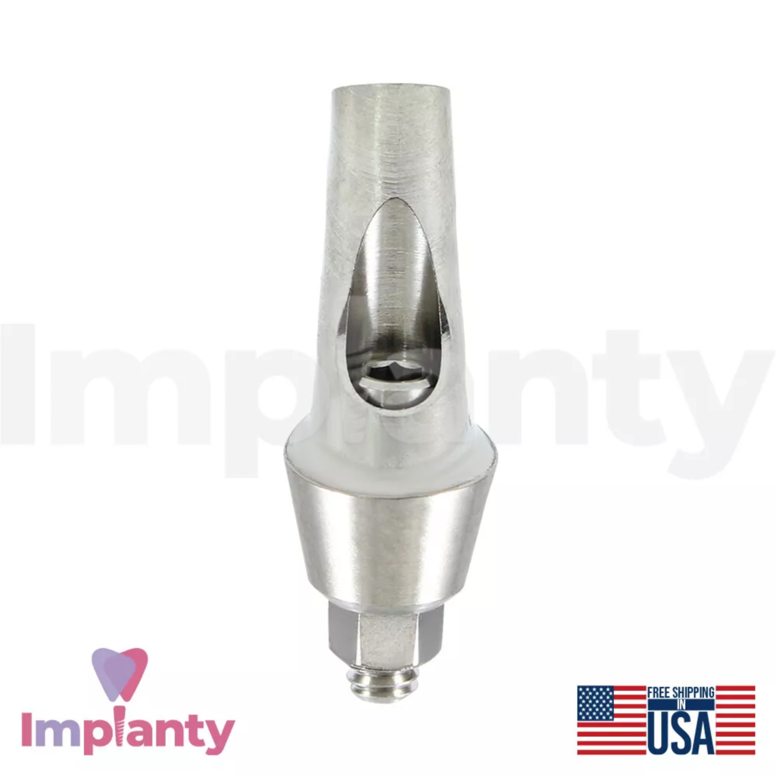 10x Dental Anatomic Angulated Prosthetic 25° Int Hex 2.42mm Dentistry Tool