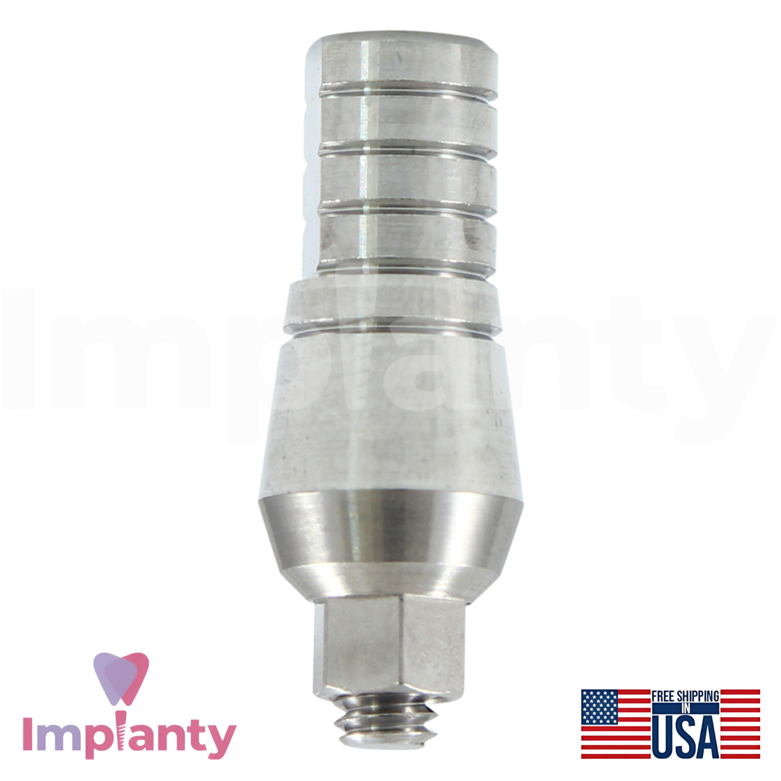 GDT CFI Int Hex 2.42mm Connection Dental Cylindrical Fixture Titanium Set