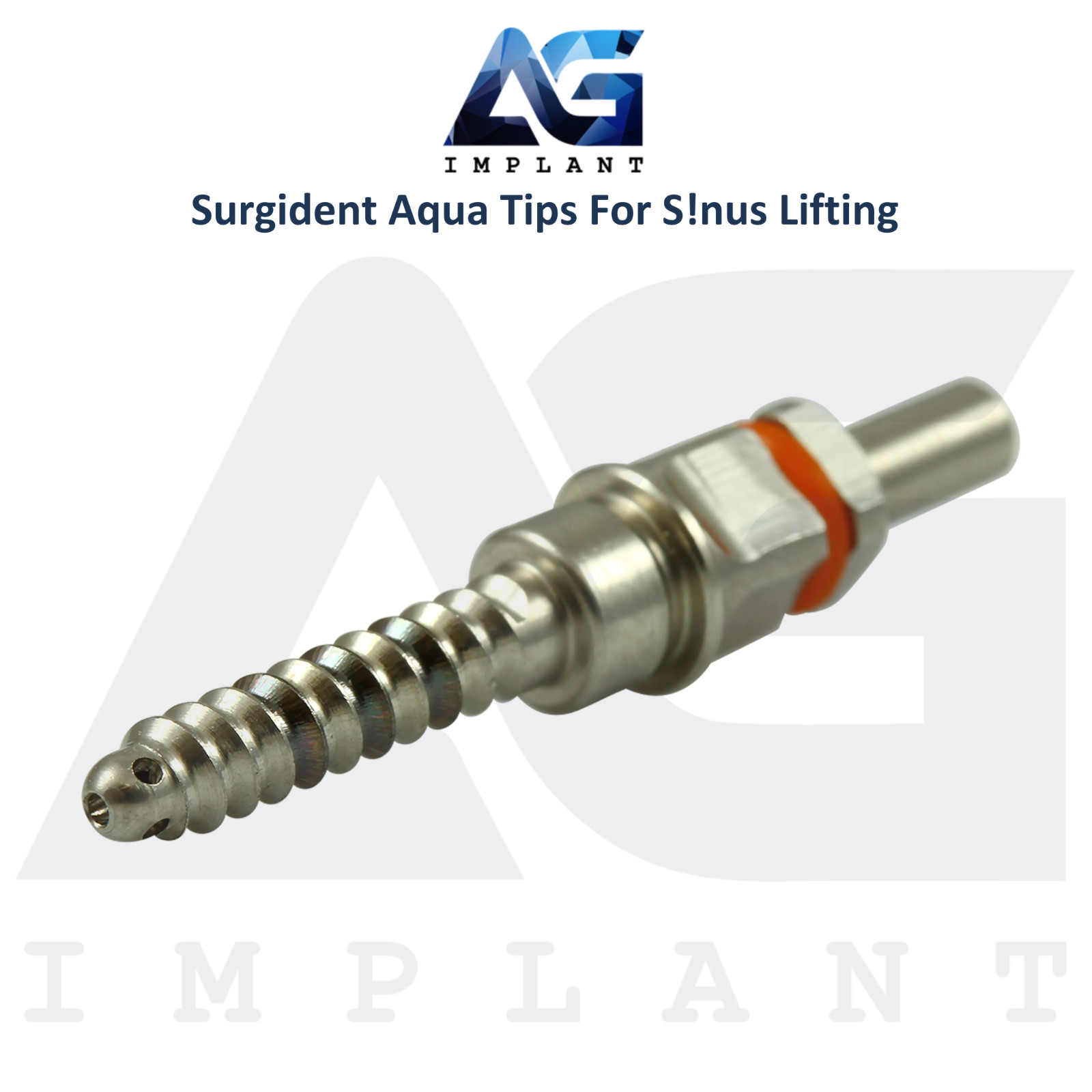 Aqua Tips Crestal S!nus Lifting Reusable Stainless Steel 5 Holes Dental Lab