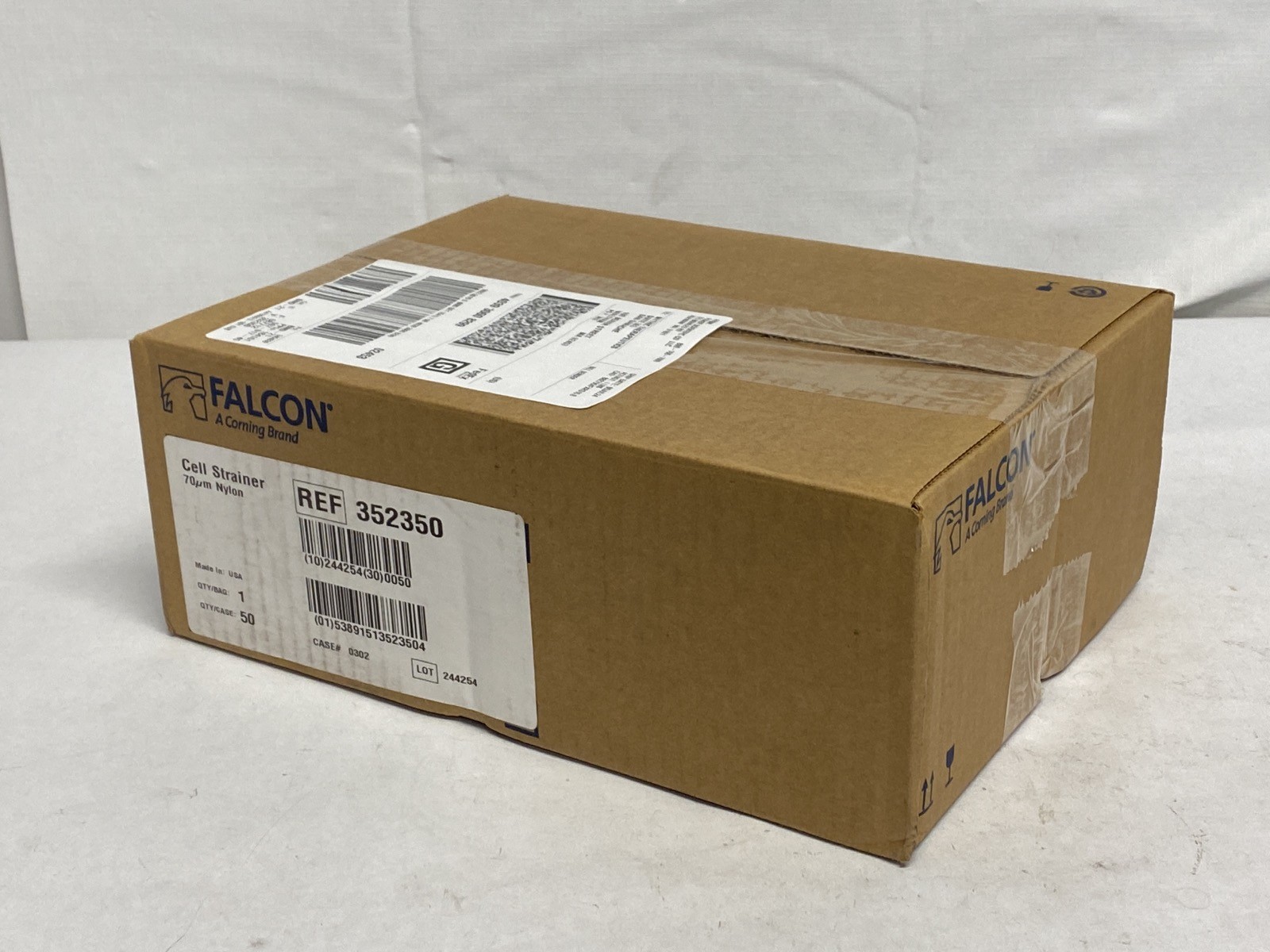 (50/Cs) CORNING FALCON 70um Nylon Cell Strainers White Sterile 352350