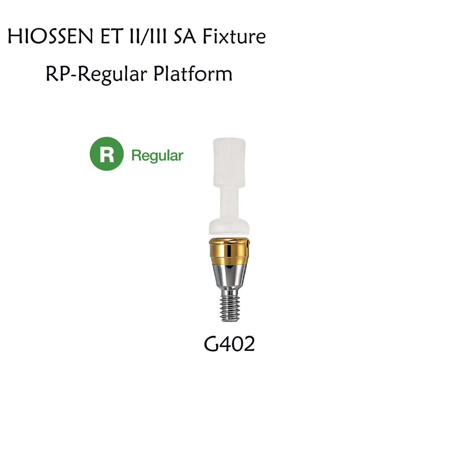 Hiossen Implant System Dental Locator Titanium Abutment Set Regular 1-7.0mm GH