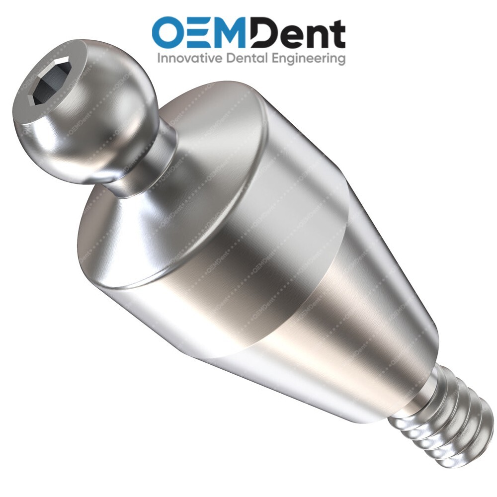 Straight Ball Attachment Standard NP Set Nobel Active® Compatible Conical Dental