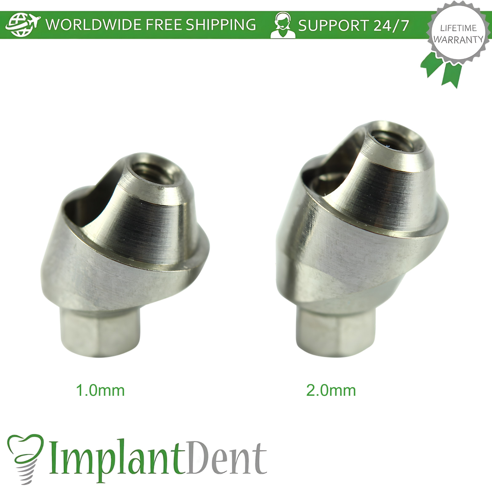 Angulated Multi Unit Ø4.8mm Prosthetic SP 17° MIS Compatible Int Hex 2.45mm