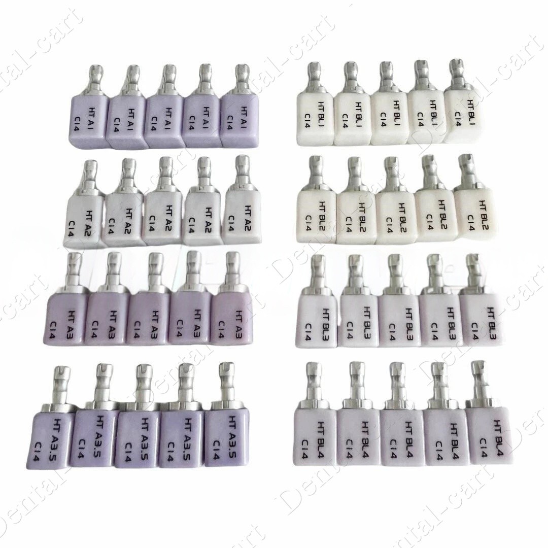 C14 Dental Emax Ceramic Blocks Lithium Disilicate CAD/CAM CEREC Block – 5pcs